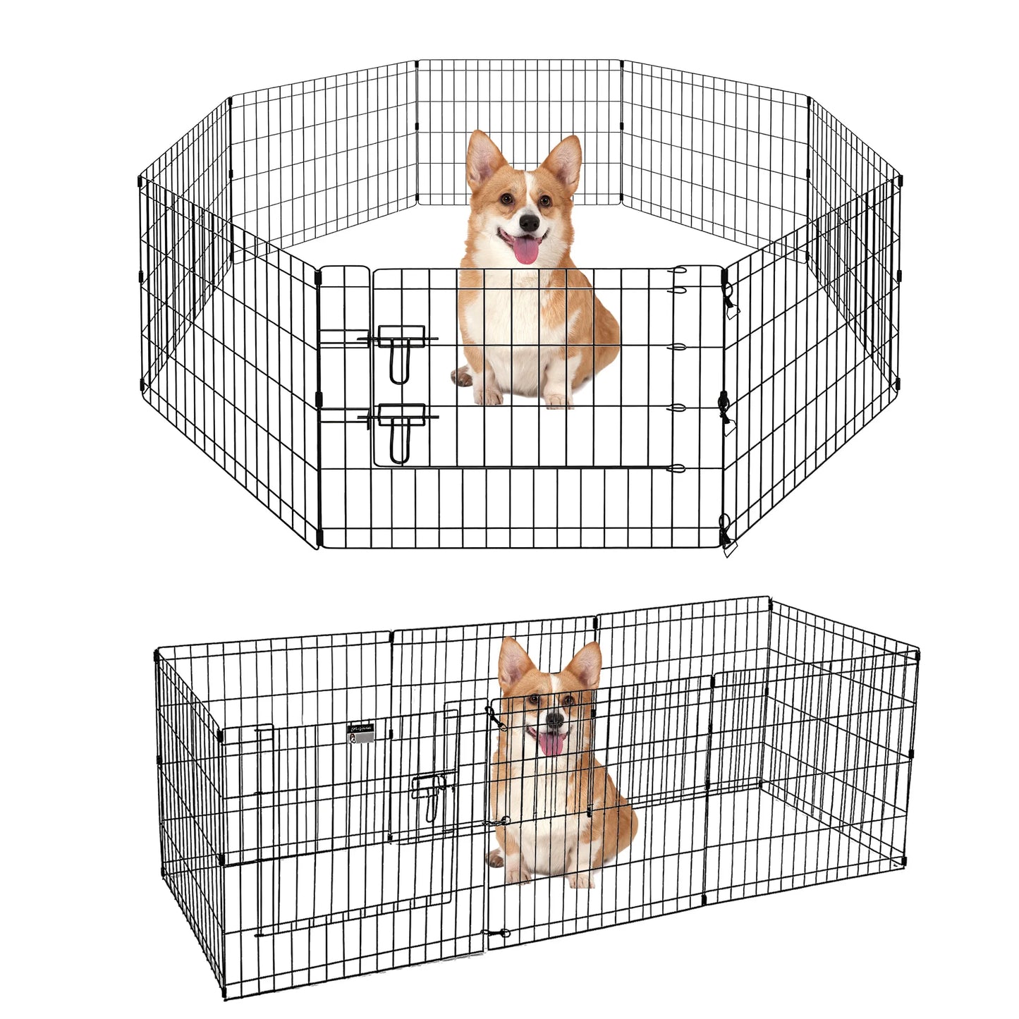 Foldable Metal Pet Playpen for Indoor/Outdoor