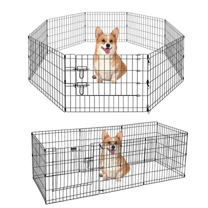Foldable Metal Pet Playpen for Indoor/Outdoor