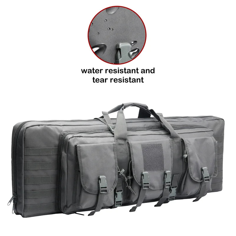 LQARMY 32 38 42 48-inch Tactical Double Rifle Case