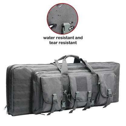 LQARMY 32 38 42 48-inch Tactical Double Rifle Case
