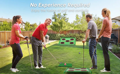 Golf Game Play Set for Golfers Fathers, with 20 Velcro Golf Balls