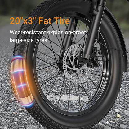 Electric Bicycle 1200W Peak Motor 48V10.4AH Lithium Battery