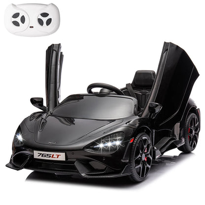 12V electric McLaren 765LT Kid Car with Hydraulic Doors