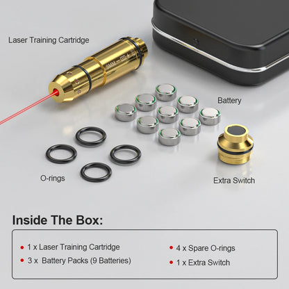 9mm Red Dot Laser Training Cartridge