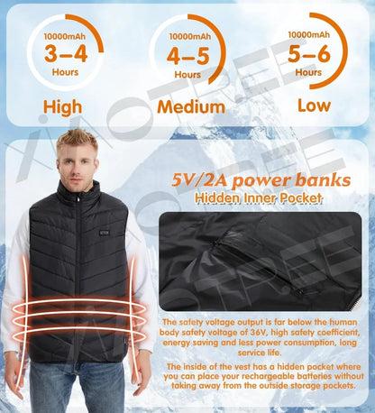 Heated Vest Men Jacket
