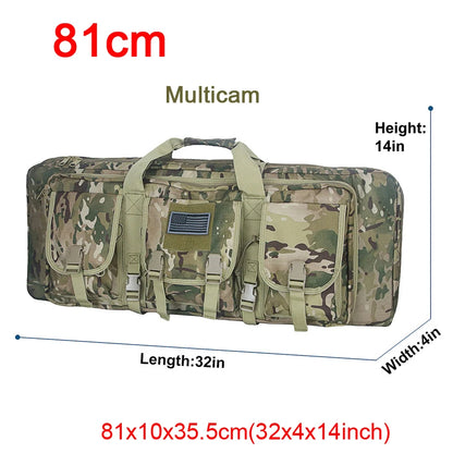 LQARMY 32 38 42 48-inch Tactical Double Rifle Case
