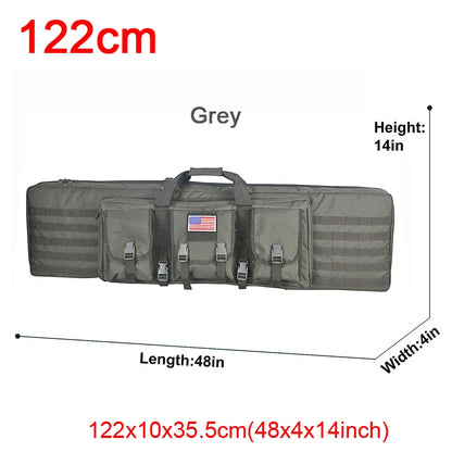 LQARMY 32 38 42 48-inch Tactical Double Rifle Case