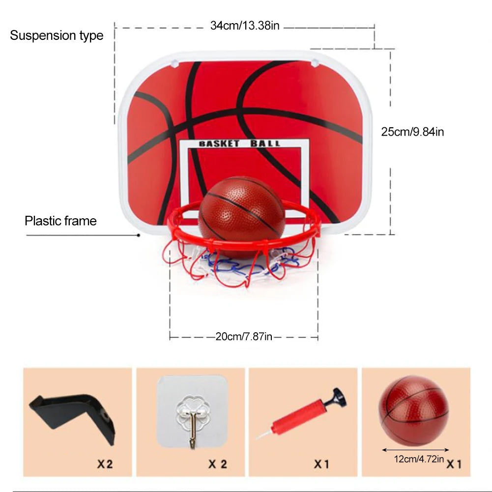 Kids Mini Basketball Hoop with Electronic Scoreboard
