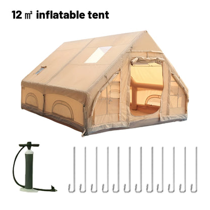 Inflatable Tent For Outdoor Recreational With Stove Plug,