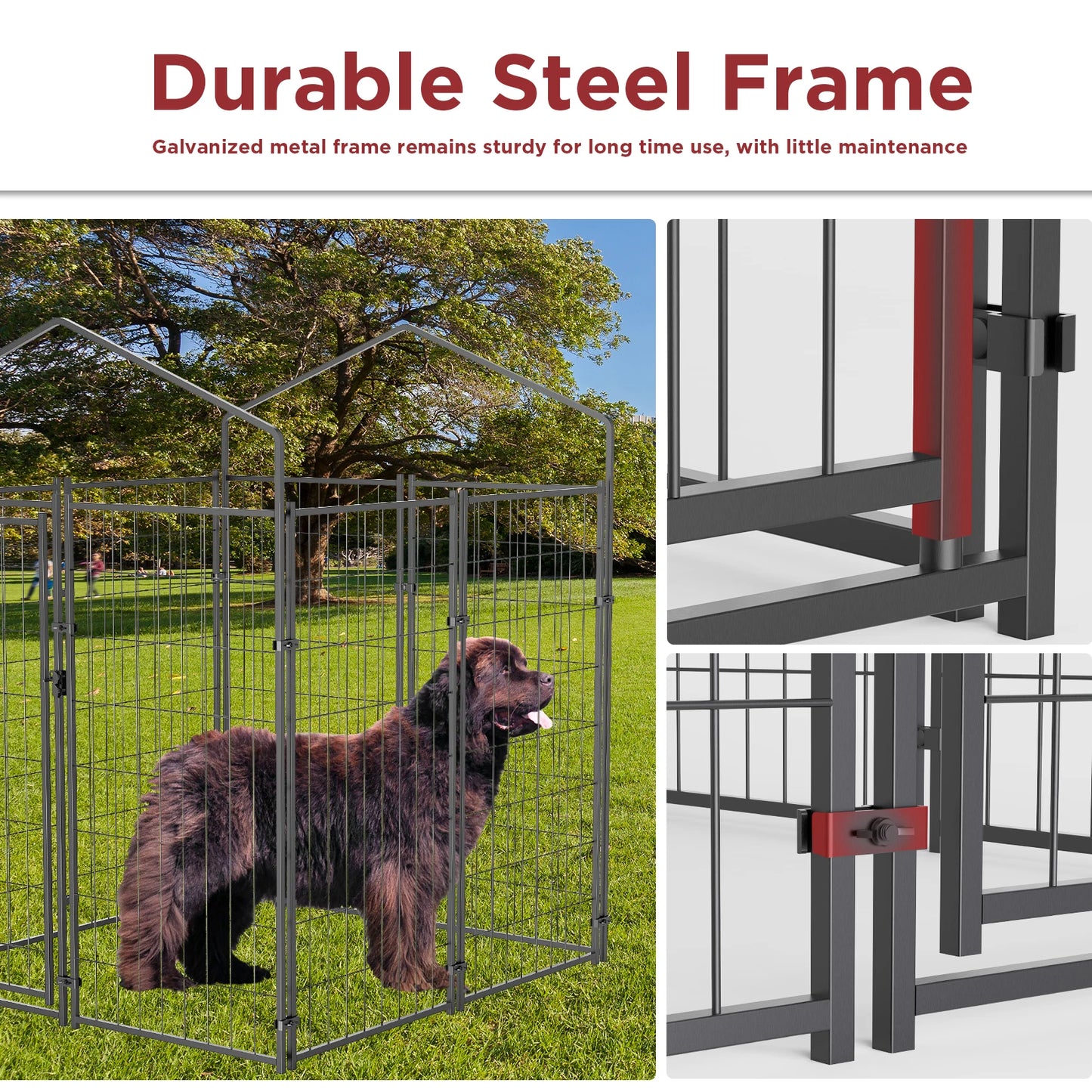Outdoor Waterproof Covered Dog Kennel