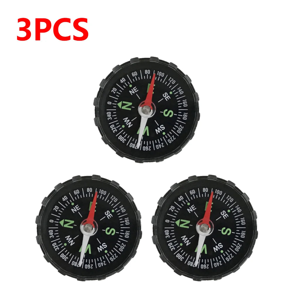 10-1PCS Mini Compass Portable Handheld Compass