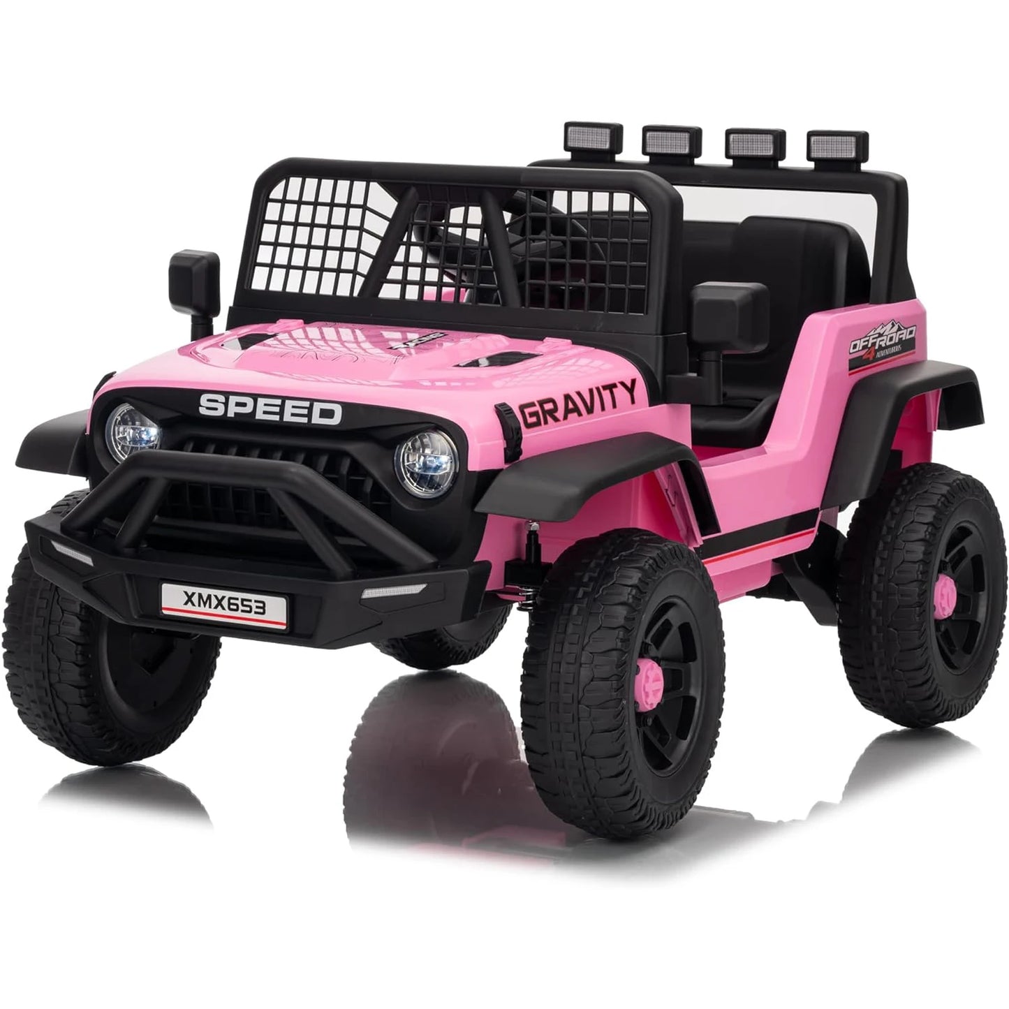 Electric Kids Ride On Car with Remote Control Bluetooth Music Player LED Light
