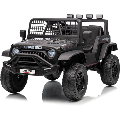 Electric Kids Ride On Car with Remote Control Bluetooth Music Player LED Light