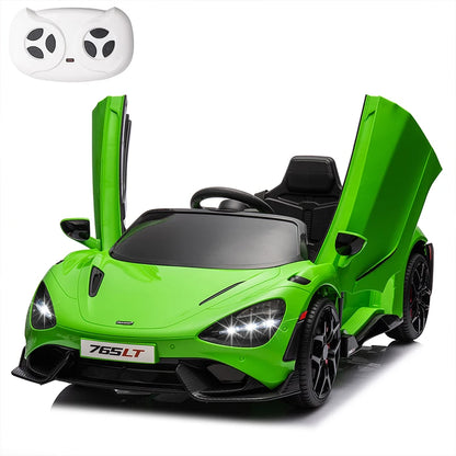 12V electric McLaren 765LT Kid Car with Hydraulic Doors