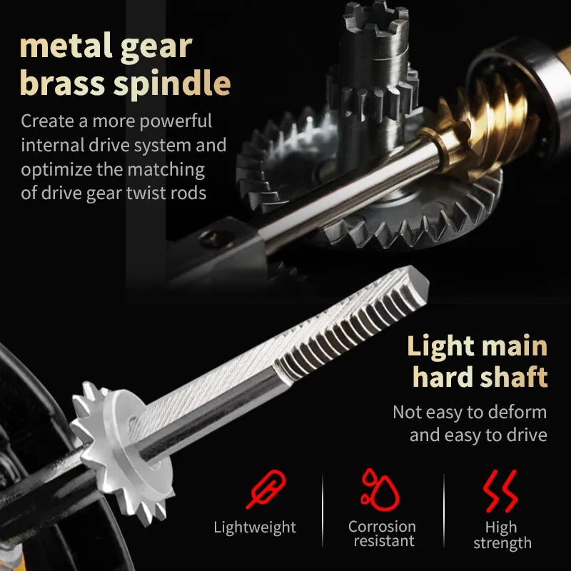 Two-Hand Rotating Aluminum Alloy Fishing Reel