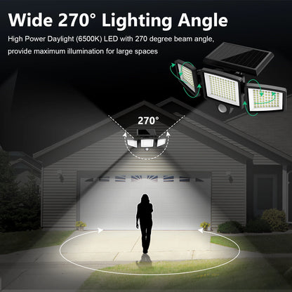 Outdoor Waterproof Solar Light with Motion Sensor 200+ LEDs