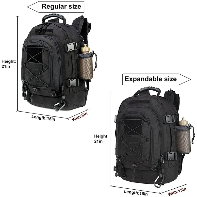 60L Military Tactical Backpack Molle Assault Rucksack