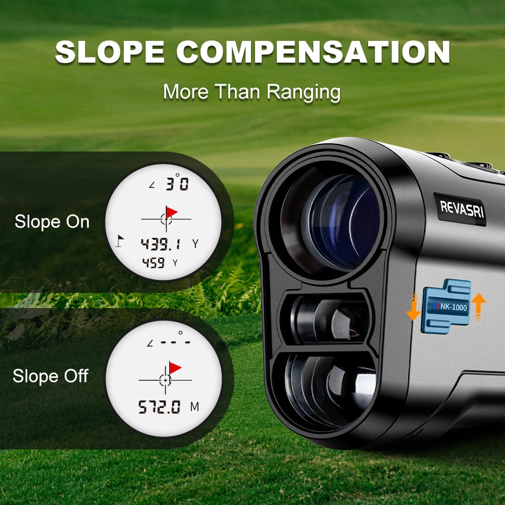 Golf Rangefinder, 6x Magnification , Flag-Lock Vibration