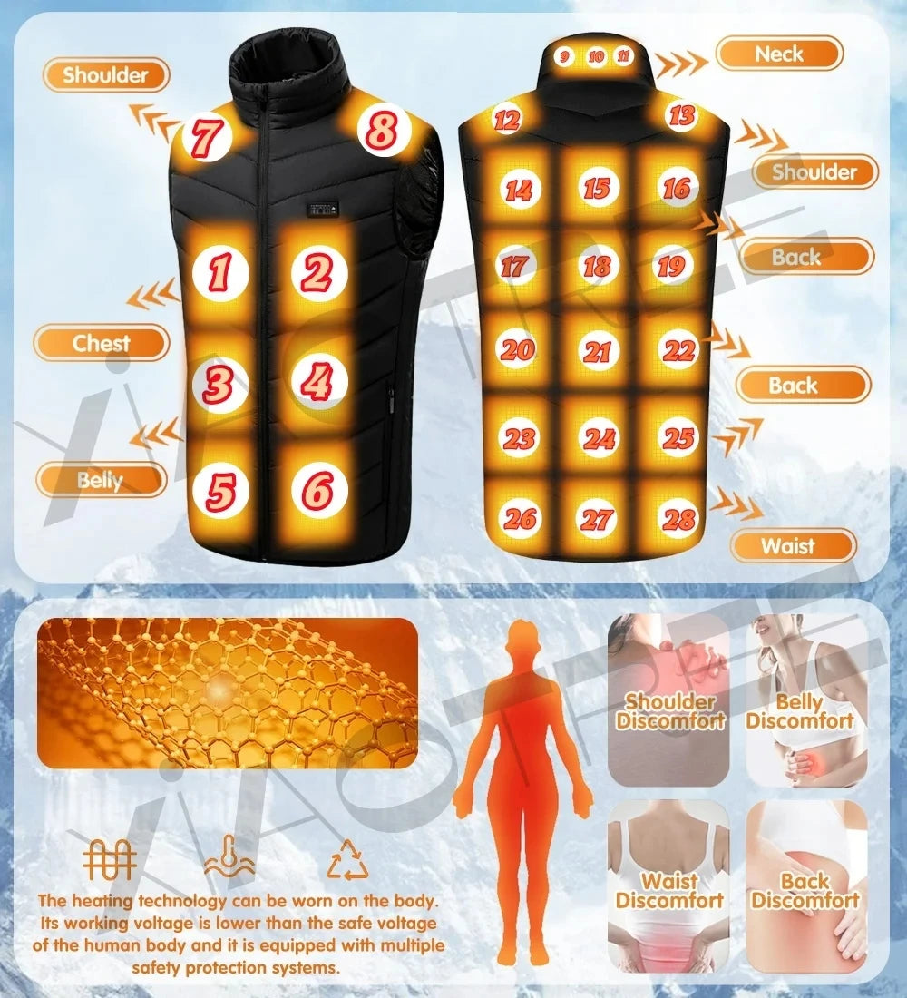 Heated Vest Men Jacket