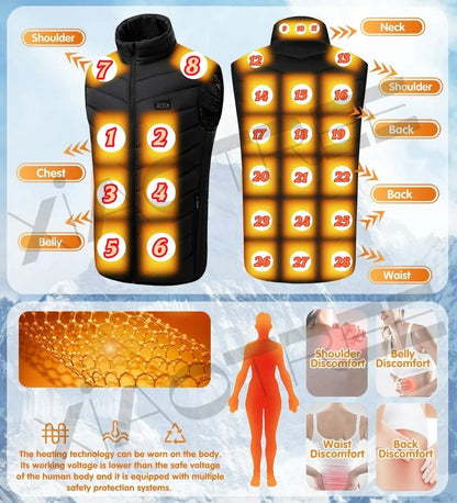 Heated Vest Men Jacket