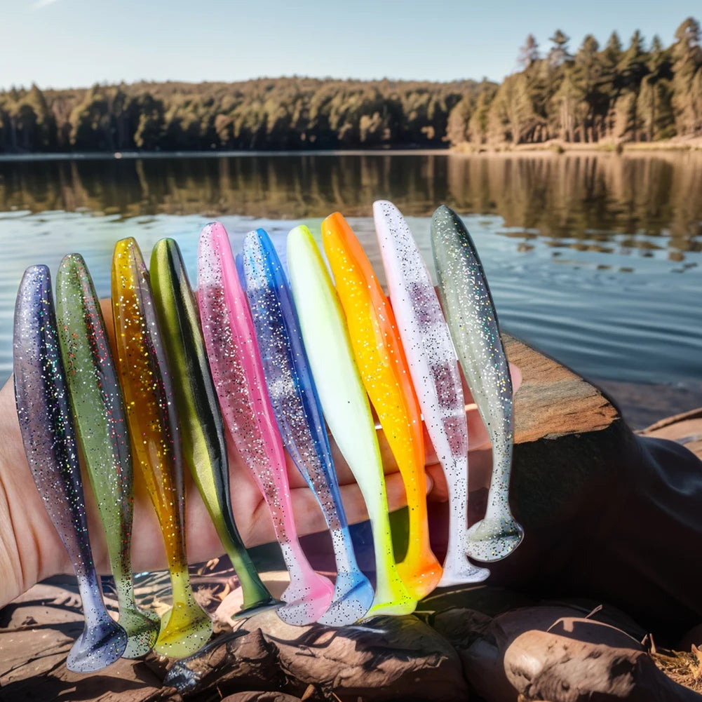 10Pcs Swim Baits for Bass Trout Freshwater Saltwater