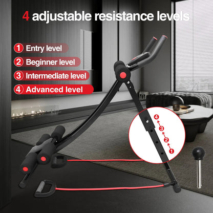 GIKPAL Ab Foldable Workout Equipment Fitness Trainer