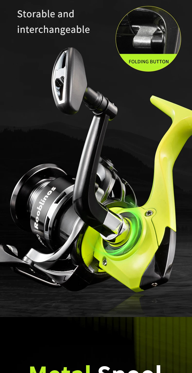 Rooblinos MX Spinning Fishing Reel