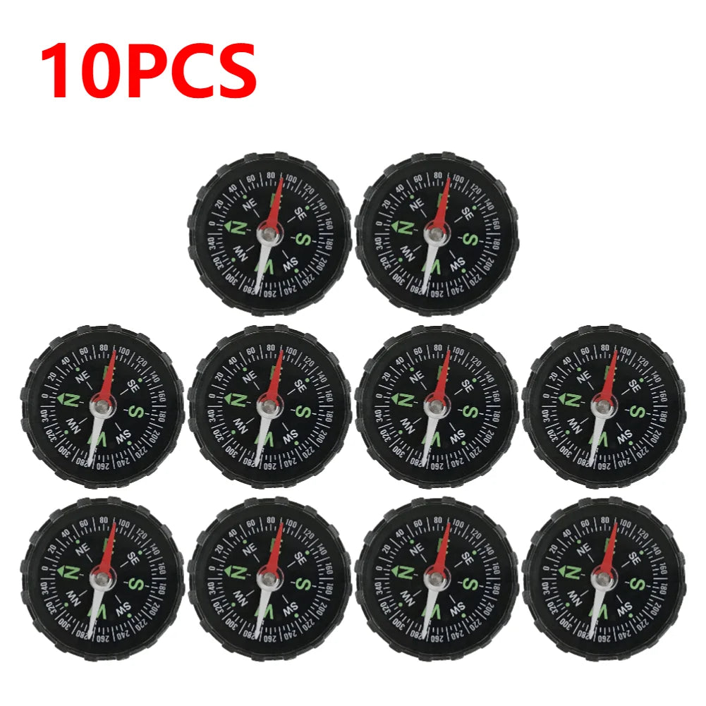 10-1PCS Mini Compass Portable Handheld Compass