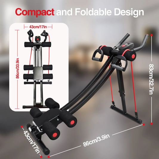 GIKPAL Ab Foldable Workout Equipment Fitness Trainer