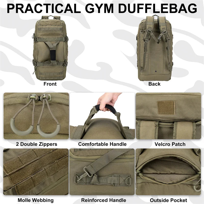 Outdoor Mountaineering Bag Molle Tactical Backpack
