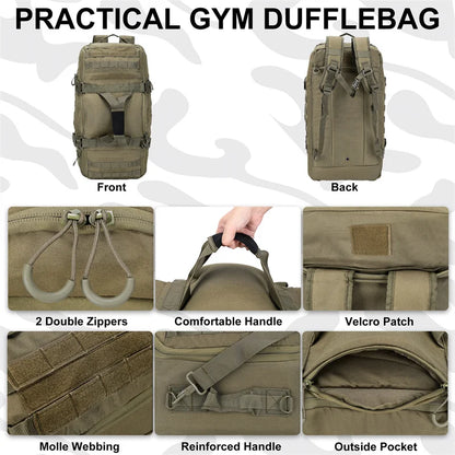 Outdoor Mountaineering Bag Molle Tactical Backpack