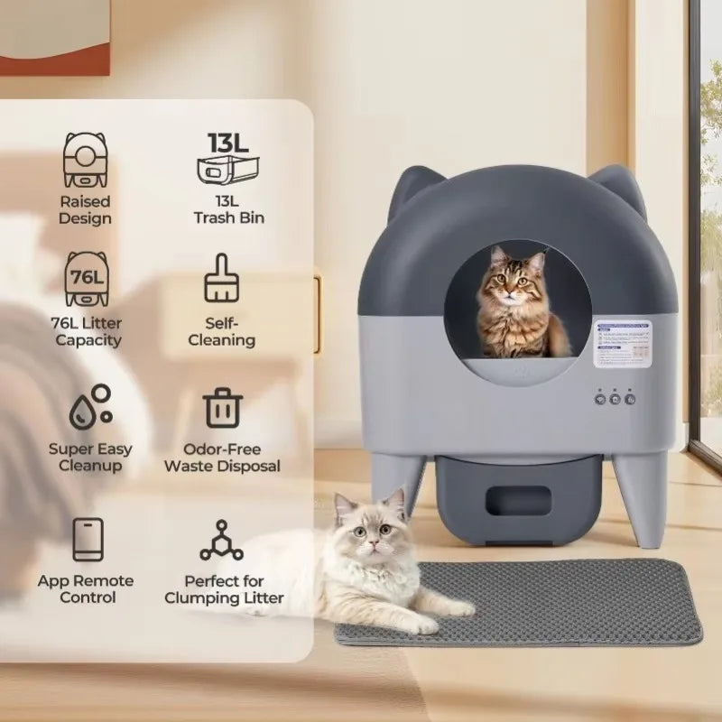 Automatic Cat Self Cleaning Litter Box