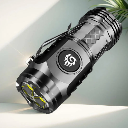 High Power LED Flashlight Torch 20W Powerful Tactical Hunting Light