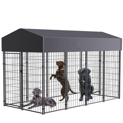 Outdoor Waterproof Covered Dog Kennel