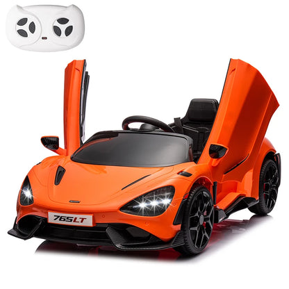 12V electric McLaren 765LT Kid Car with Hydraulic Doors