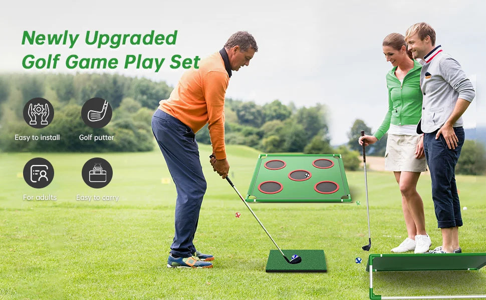 Golf Game Play Set for Golfers Fathers, with 20 Velcro Golf Balls ...