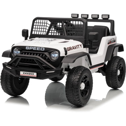 Electric Kids Ride On Car with Remote Control Bluetooth Music Player LED Light