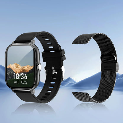 Smartwatch Multi-Sport Mode outdoor Control exercise count calories Weather Forecast Message Notification Compatible with Android