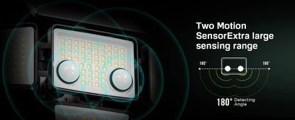 Solar Outdoor Lights - 3000LM 188 LED Motion Sensor Lights