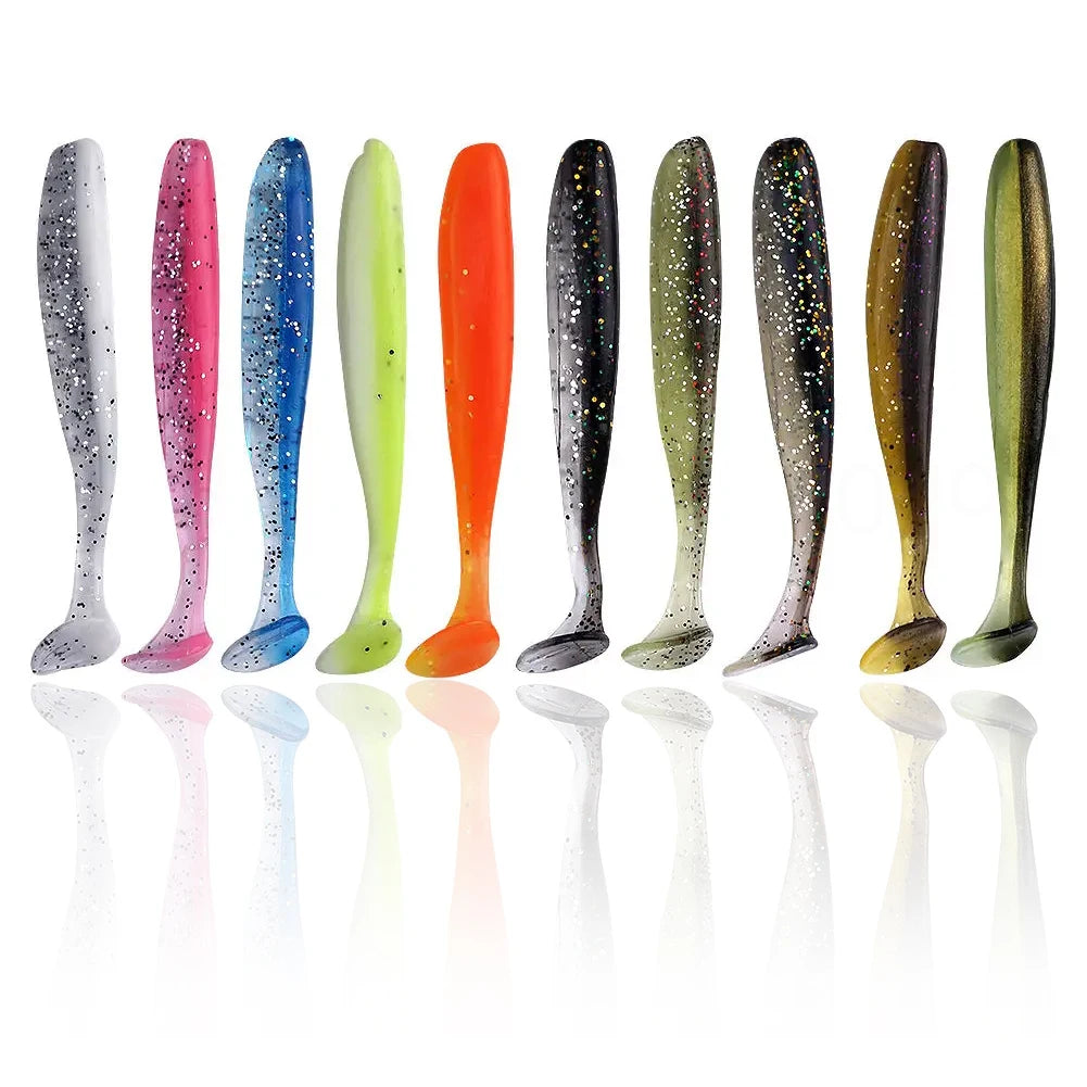 10Pcs Swim Baits for Bass Trout Freshwater Saltwater