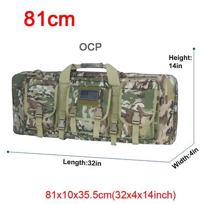 LQARMY 32 38 42 48-inch Tactical Double Rifle Case