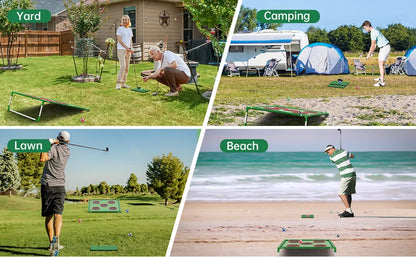 Golf Game Play Set for Golfers Fathers, with 20 Velcro Golf Balls