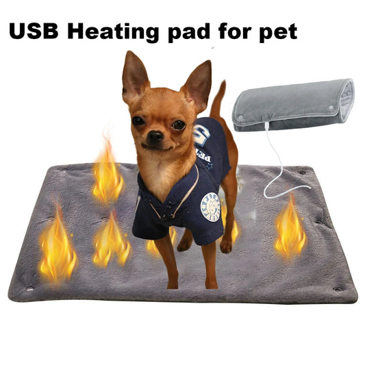 Winter Pet Heating Blanket USB Pad
