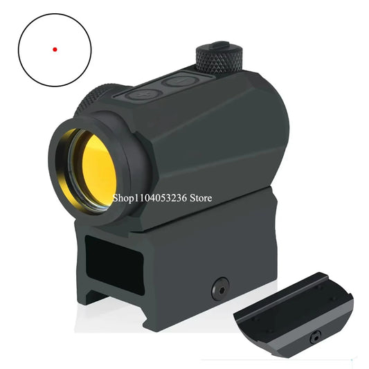 Tactical R5 1x20mm Red Dot Sight 2 MOA Compact Hunting Rifle Optic Shooting
