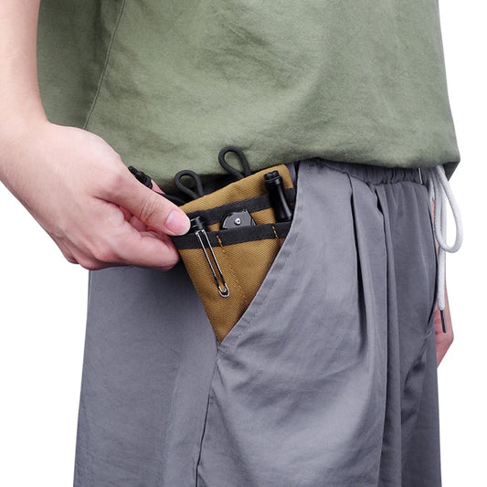 Compact Pocket Organizer Pouch Multifunctional Mountaineering Card Key