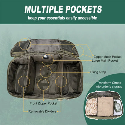 Outdoor Mountaineering Bag Molle Tactical Backpack