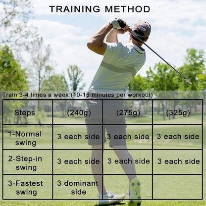 3 in 1 golf warm up stick