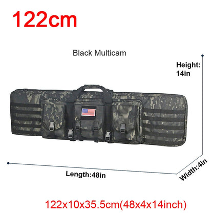 LQARMY 32 38 42 48-inch Tactical Double Rifle Case