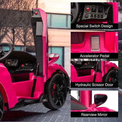 12V electric McLaren 765LT Kid Car with Hydraulic Doors